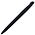Ручка шариковая, пластиковая, софт тач, черная/белая, Zorro_черный