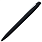 Ручка шариковая, пластиковая, софт тач, черная/белая, Zorro_ЧЕРНЫЙ