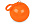 Дождевик в футляре с карабином, единый размер_прозрачный, оранжевый