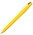 Ручка шариковая, пластиковая, софт тач, желтая/белая, Zorro_желтый