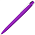 Ручка шариковая, пластиковая, софт тач, фиолетовая/белая, Zorro_фиолетовый