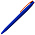 Ручка шариковая, пластиковая софт-тач, Zorro Color Mix синяя/оранжевая_синий/оранжевый
