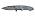 Нож складной Stinger, 85 мм, (серый), материал рукояти: сталь/алюминий (серый), в картонной коробке_Серебристый-438
