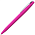 Ручка шариковая, пластиковая, софт тач, розовая/белая, Zorro_розовый