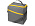 Изотермическая сумка-холодильник Classic c контрастной молнией, серый/желтый_серый/желтый