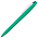 Ручка шариковая, пластиковая, софт тач, зеленая/белая, Zorro_зеленый