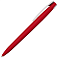Ручка шариковая, пластиковая, софт тач, красная/белая, Zorro small_img_1