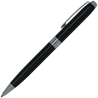 Ручка шариковая Gamma, металлическая, черная/серебристая
