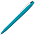 Ручка шариковая, пластиковая, софт тач, бирюзовая/белая, Zorro_бирюзовый
