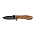Нож складной Stinger, 80 мм, (чёрный), материал рукояти: сталь/эбеновое дерево (коричневый)_Коричневый-632ZW