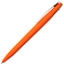 Ручка шариковая, пластиковая, софт тач, оранжевая/белая, Zorro small_img_1