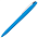 Ручка шариковая, пластиковая, софт тач, голубой/белая, Zorro_голубой