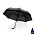Автоматический зонт Impact из RPET AWARE™ с бамбуковой ручкой, d94 см_черный