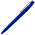 Ручка шариковая, пластиковая софт-тач, Zorro Color Mix синяя/серебристая_синий/серебро