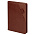 Ежедневник Smart Calabria Lafite A5, недатированный, в твердой обложке с поролоном, коричневый_коричневый