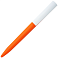 Ручка шариковая, пластиковая, софт тач, оранжевая/белая, Zorro small_img_2